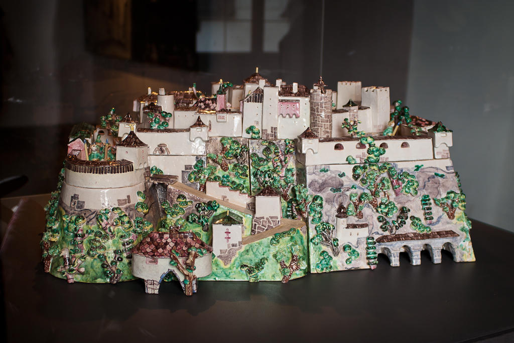 Forteresse Hohensalzburg - Maquette en céramique de la forteresse.