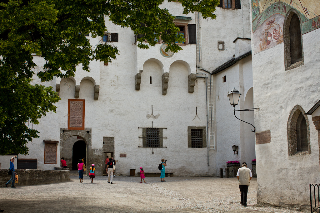 Forteresse Hohensalzburg - Depuis la cour intérieure.